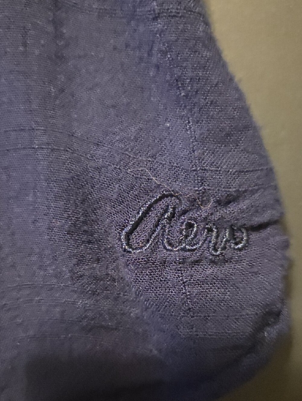Vtg Aeropostale Womens Navy Blue Long-Sleeve Button-Down Shirt - Picture 2 of 6